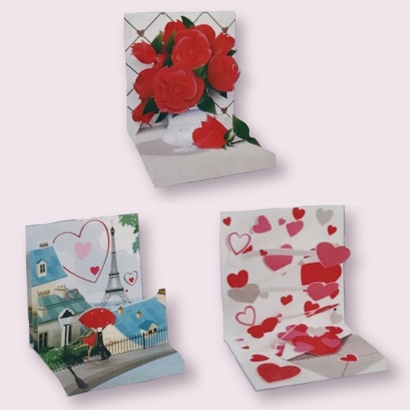 Trinkets Other - 🌼3for12🌼 6 TRINKETS Valentines Mini Pop Up Cards